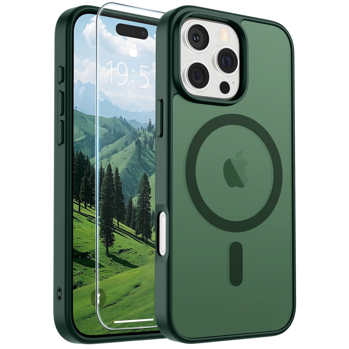 SUPFINE Magnetic for iPhone 12 Mini Case/iPhone 13 Mini Case Black Jansha Store