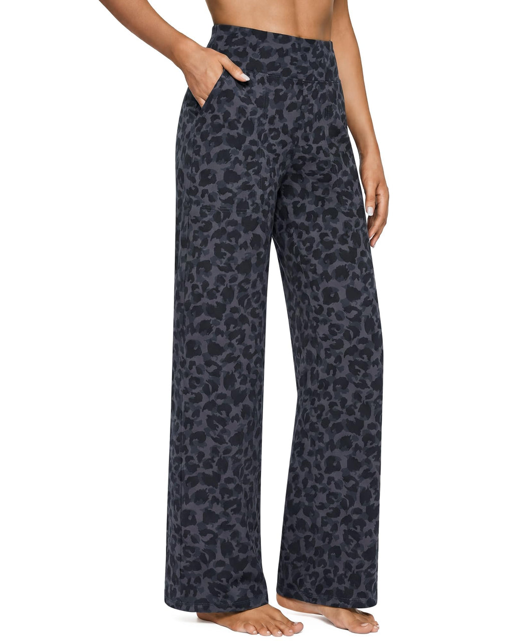 G4Free Yoga Pants for Women Wide Leg Pants with Pockets High Waisted Jansha Store