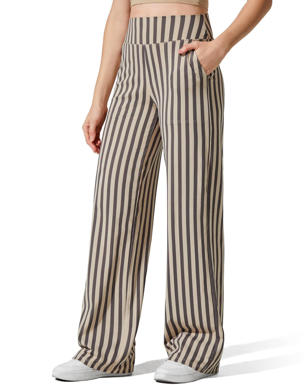 G4Free Yoga Pants for Women Wide Leg Pants with Pockets High Waisted Jansha Store