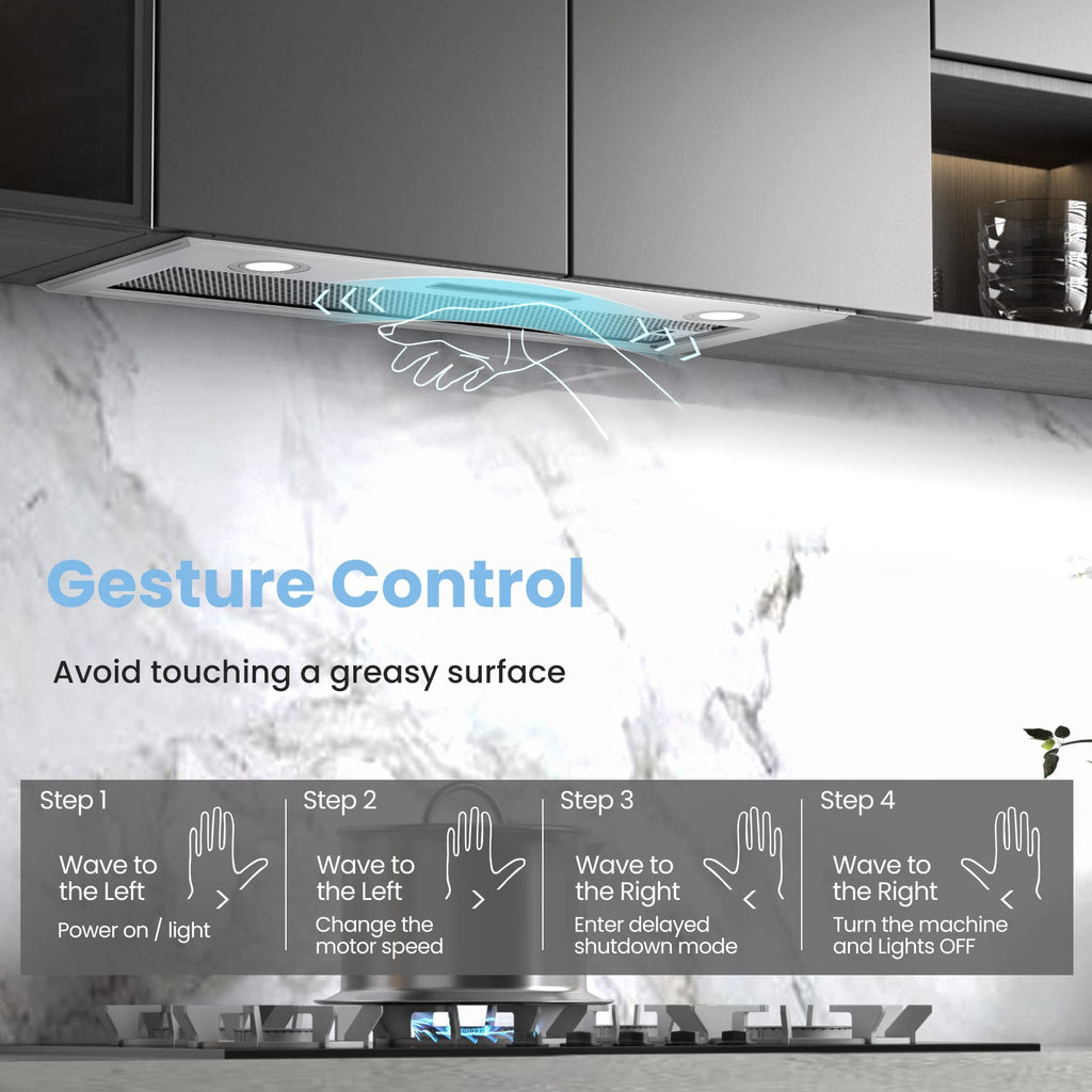 COMFEE' Range Hood 30 Inch Under Cabinet 200 CFM Ducted/Ductless Jansha Store