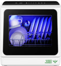 EUHOMY Countertop Dishwasher Portable, 6 Programs with 40 dB, No Hookup Jansha Store