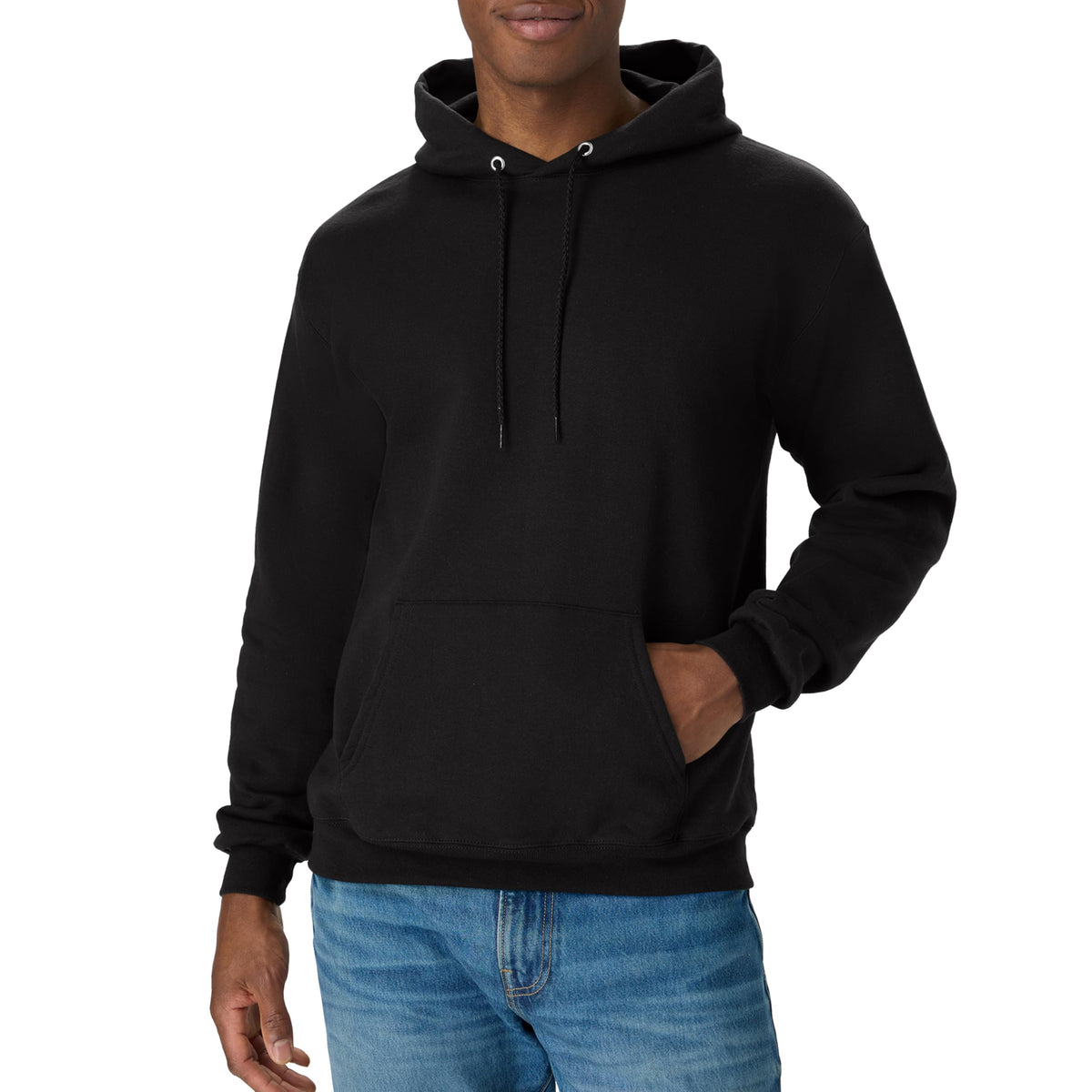Hanes Men's Hoodie - EcoSmart Fleece Hooded Sweatshirt for Men & Women - Midweight Fleece - Big & Tall Available Jansha Store