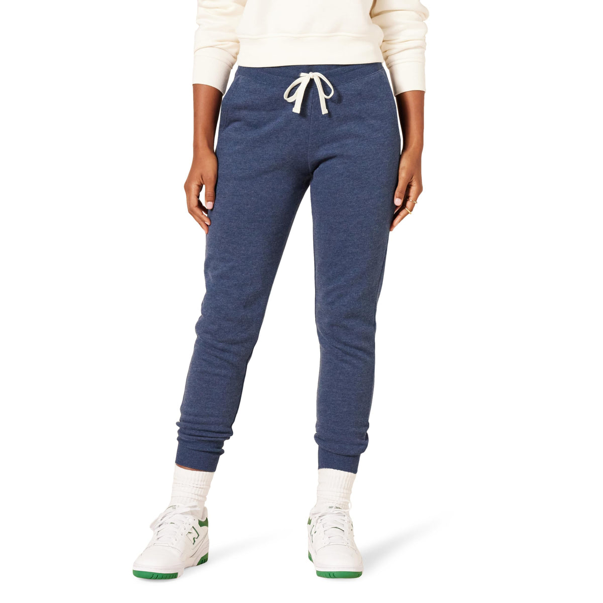 Amazon Essentials Women's Cotton Fleece Jogger Sweatpants with Drawstring (Available in Plus Size) Jansha Store