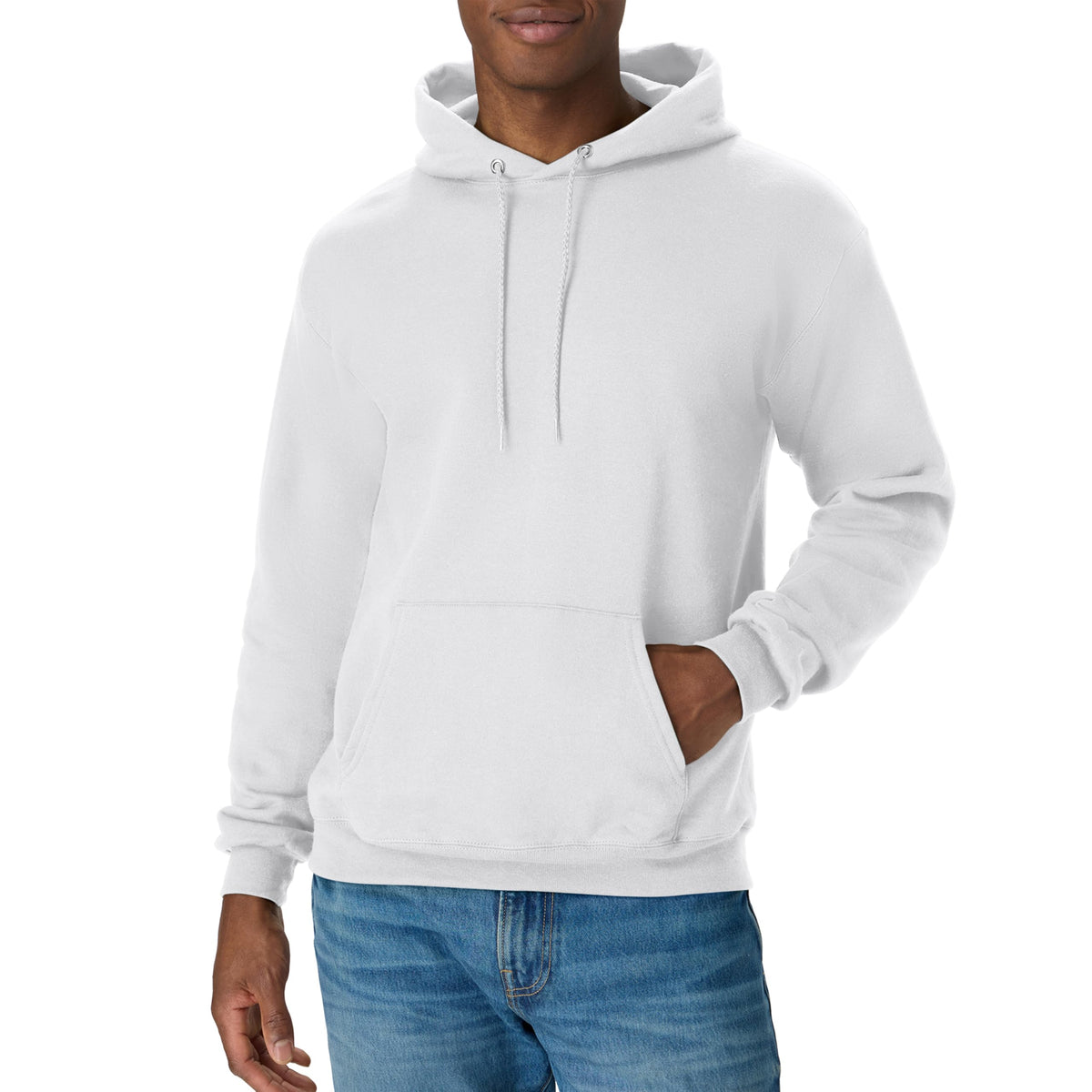 Hanes Men's Hoodie - EcoSmart Fleece Hooded Sweatshirt for Men & Women - Midweight Fleece - Big & Tall Available Jansha Store