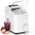 Sweetcrispy Countertop Ice Maker with Scoop, Basket and Handle, Portable Ice Machine 9 Cubes Ready in 6 Mins, 26.5lbs in 24Hrs, 2 Sizes for Home Kitchen Office Bar Party Jansha Store