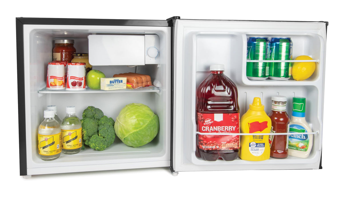 Igloo 3.2 Cu.Ft. Mini Fridge with Freezer - Single Door Compact Refrigerator with Glass Shelves for Homes, Dorms & Offices- Keep Snacks, Drinks & Frozen Foods Cool with Temperature Control Mini Fridge Jansha Store