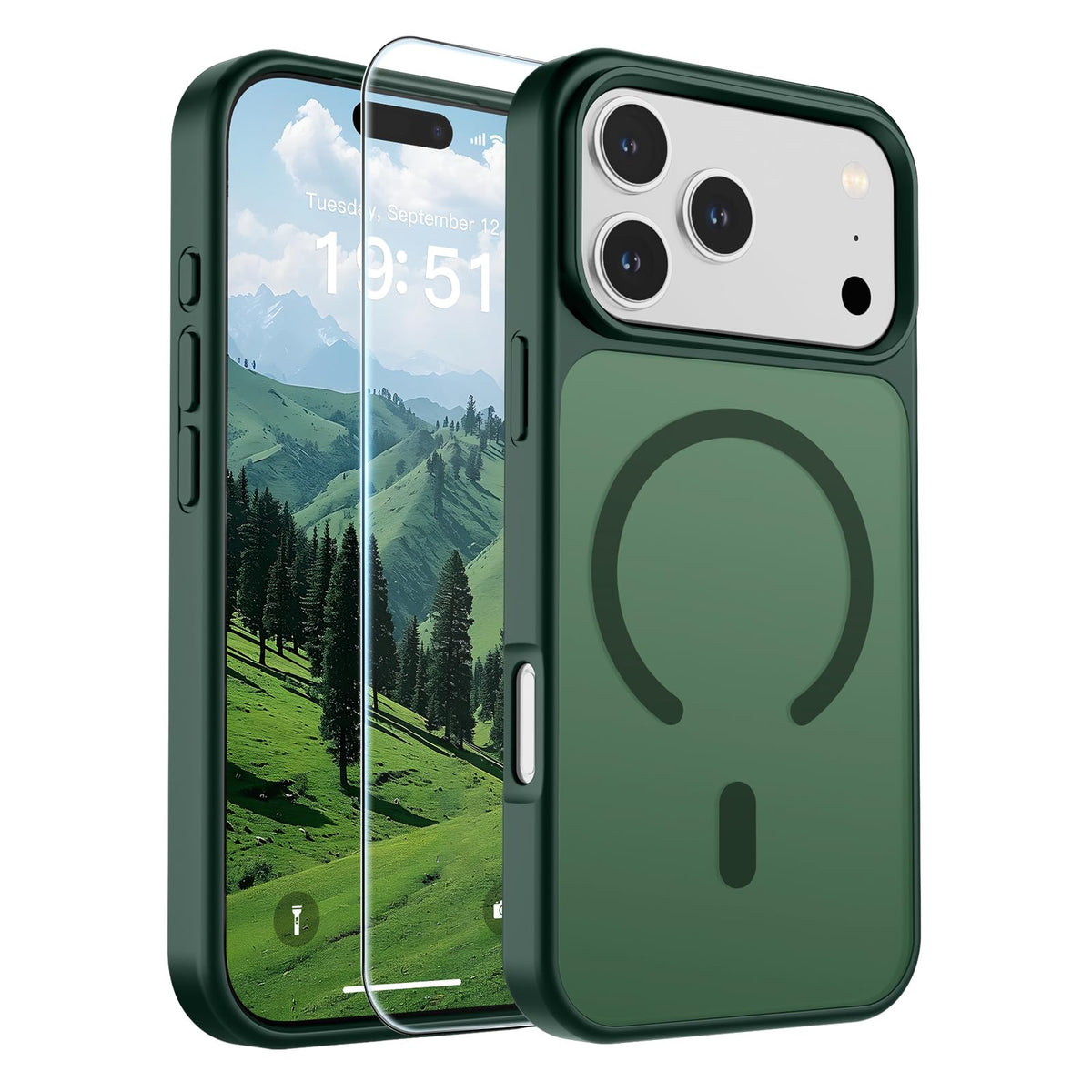SUPFINE Magnetic for iPhone 12 Mini Case/iPhone 13 Mini Case Black Jansha Store