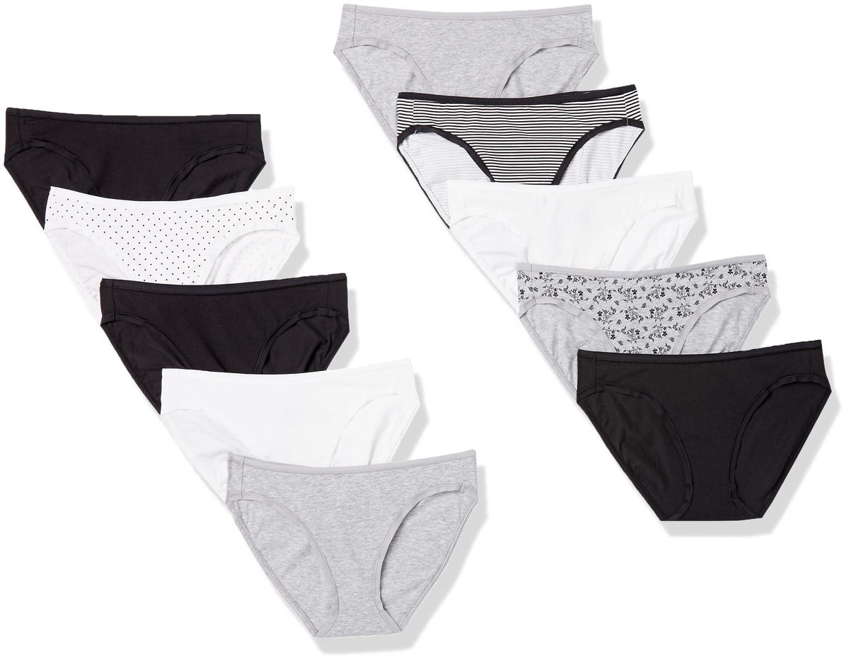 Amazon Essentials Women's Cotton Spandex Bikini Brief Underwear (Available in Plus Size) Jansha Store