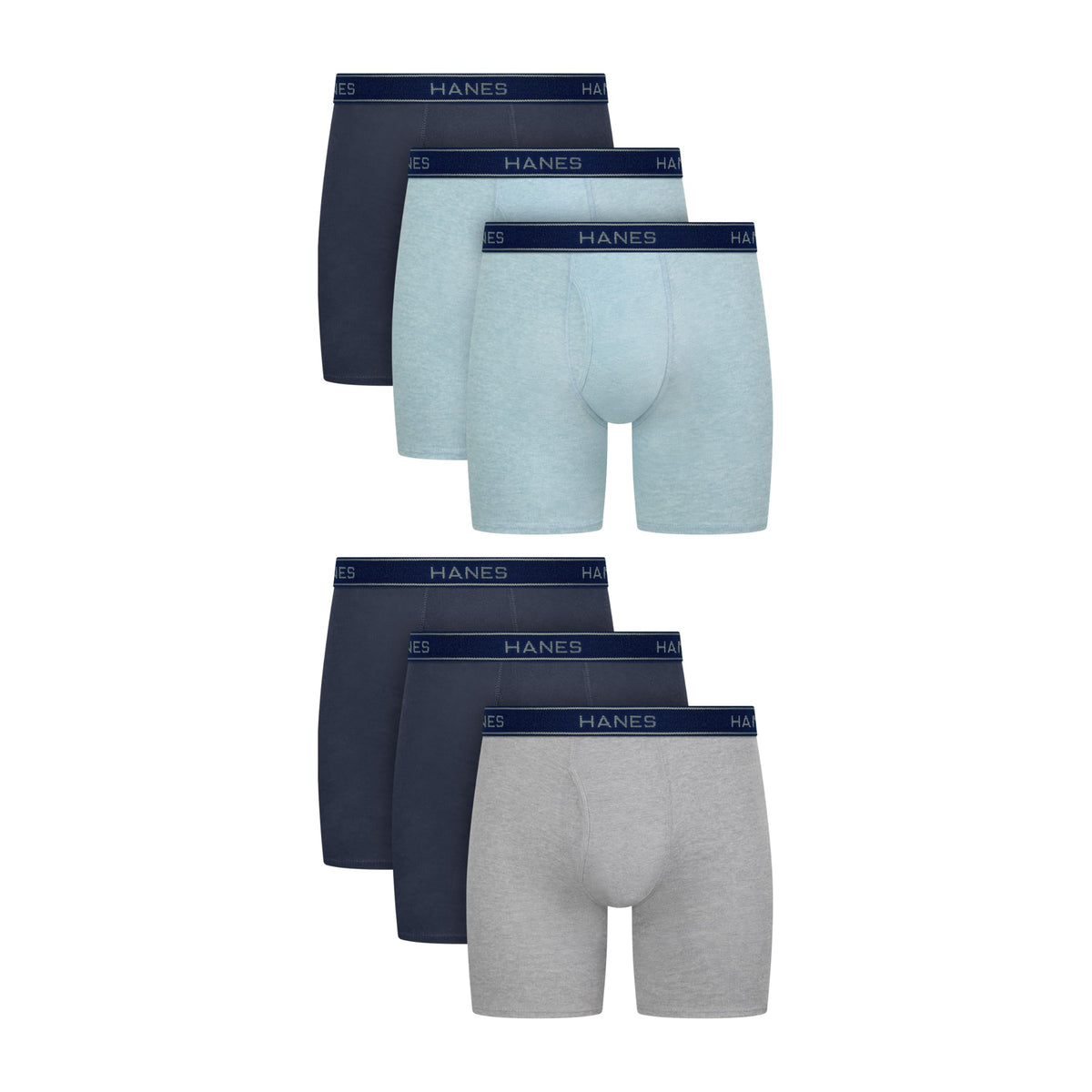 Hanes mens Underwear Boxer Briefs Pack, Cool & Breathable Cotton Moisture-wicking Underwear for Men, No Ride Up Jansha Store