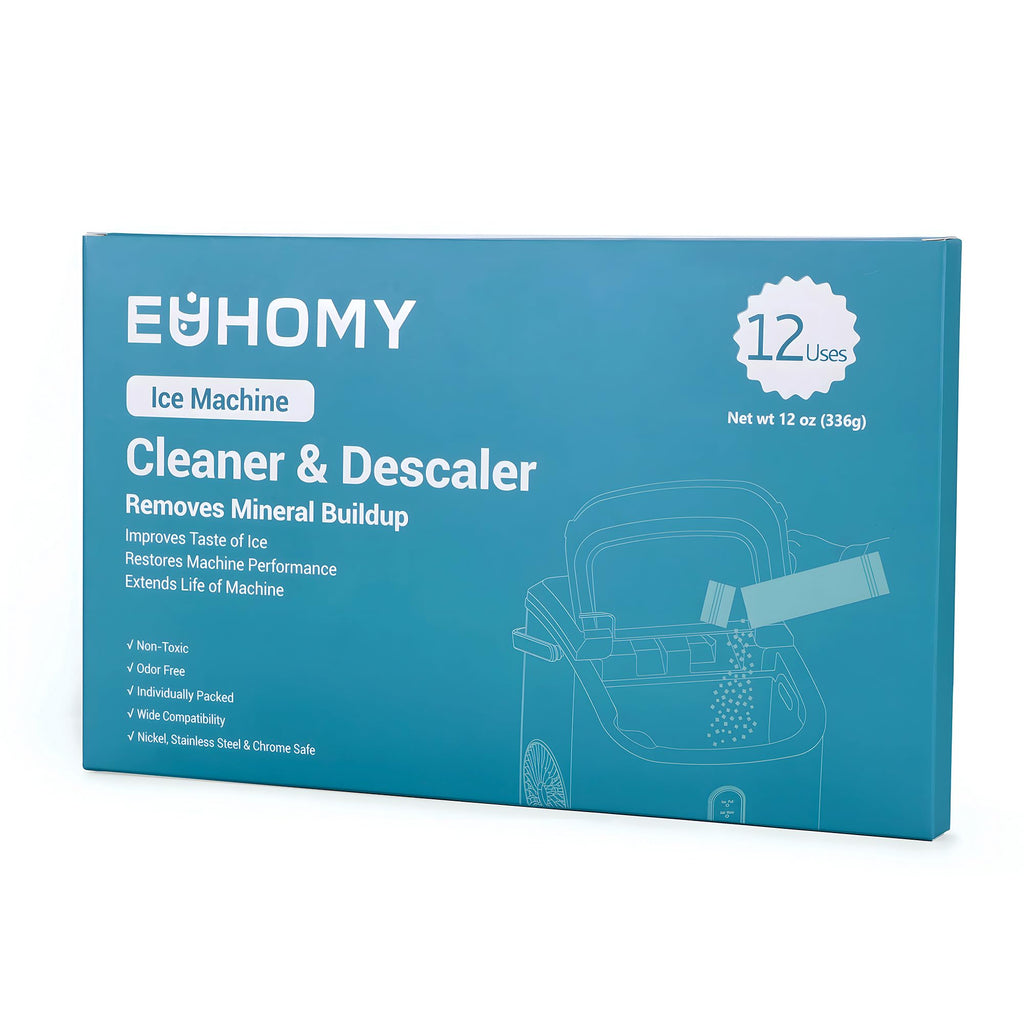 EUHOMY Ice Maker Cleaner & Descaler, 12 Uses & Individually Packed Jansha Store