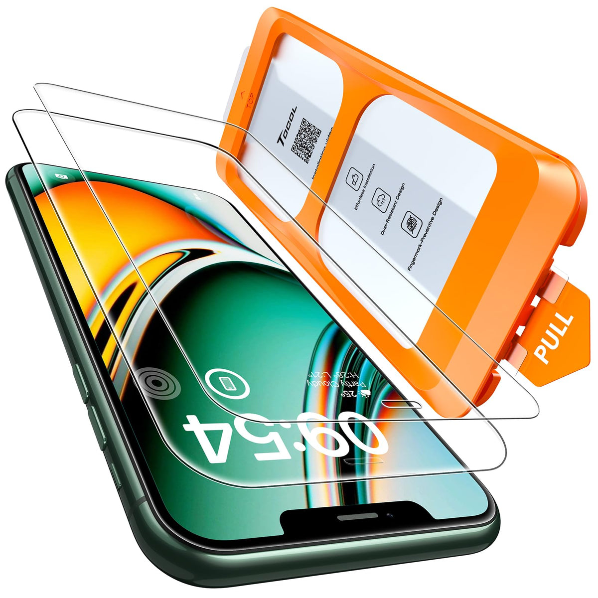 TOCOL for iPhone 17 Pro Max Screen Protector, Easy Installation Jansha Store