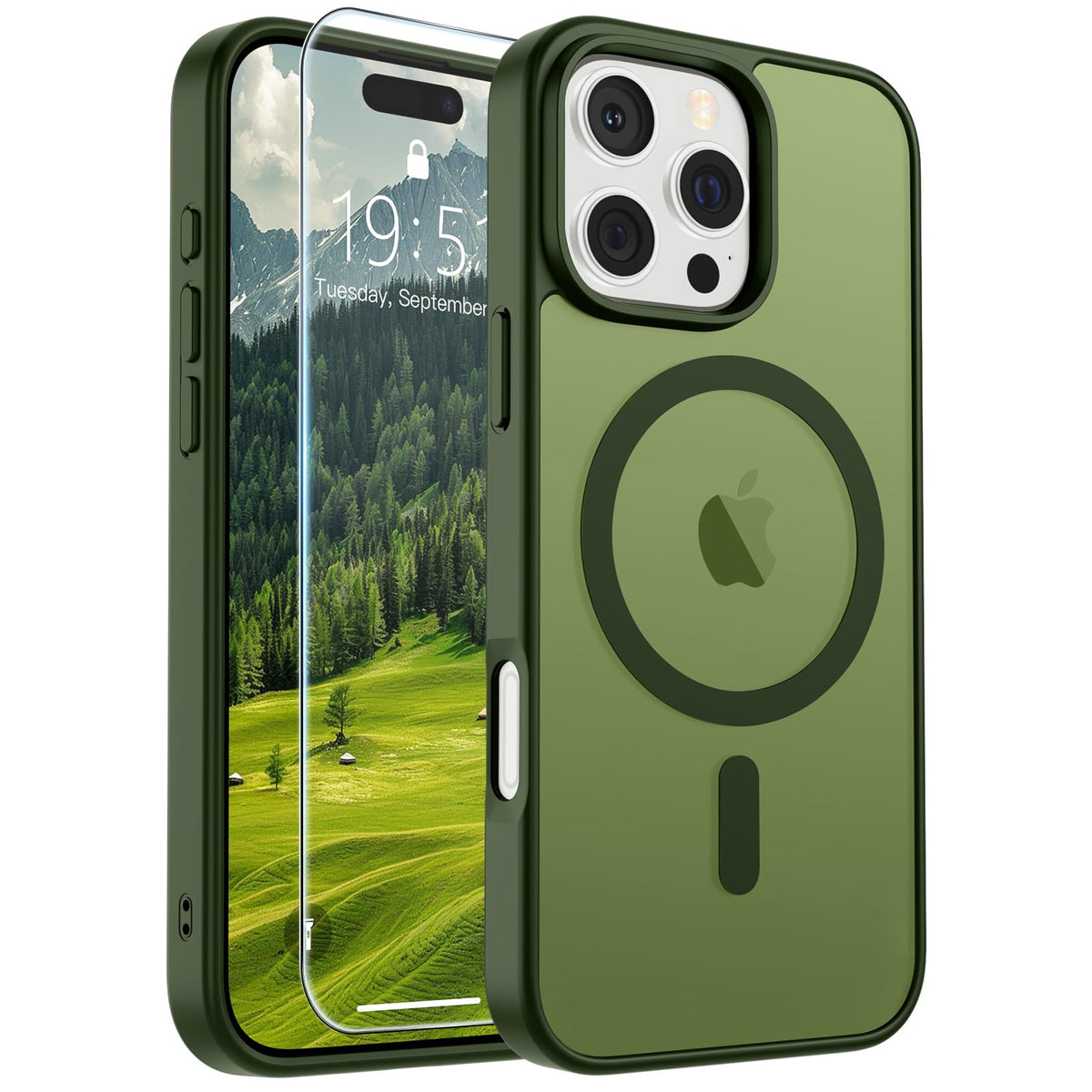 SUPFINE Magnetic for iPhone 12 Mini Case/iPhone 13 Mini Case Black Jansha Store