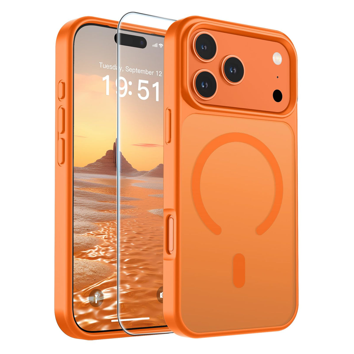 SUPFINE Magnetic for iPhone 12 Mini Case/iPhone 13 Mini Case Black Jansha Store