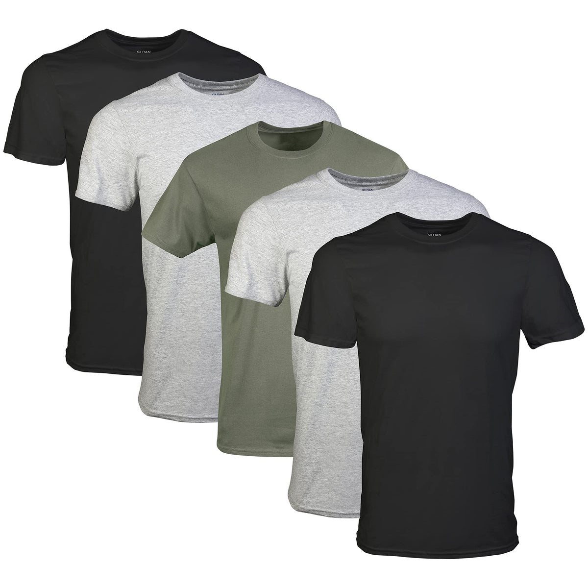 Gildan Men's Crew T-Shirts, Multipack, Style G1100 Jansha Store