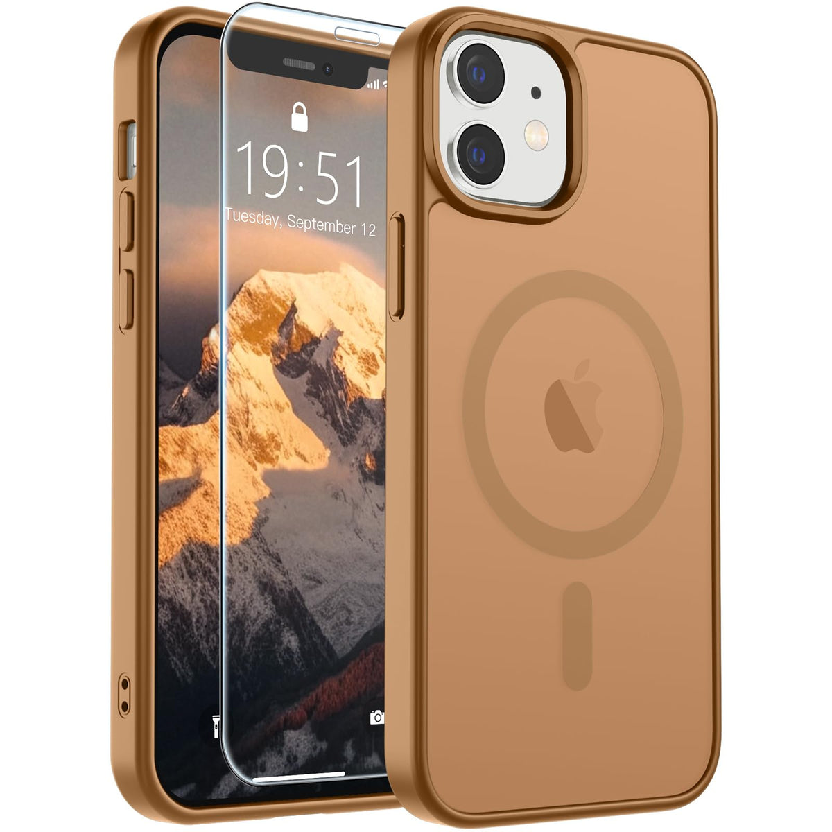 SUPFINE Magnetic for iPhone 12 Mini Case/iPhone 13 Mini Case Black Jansha Store