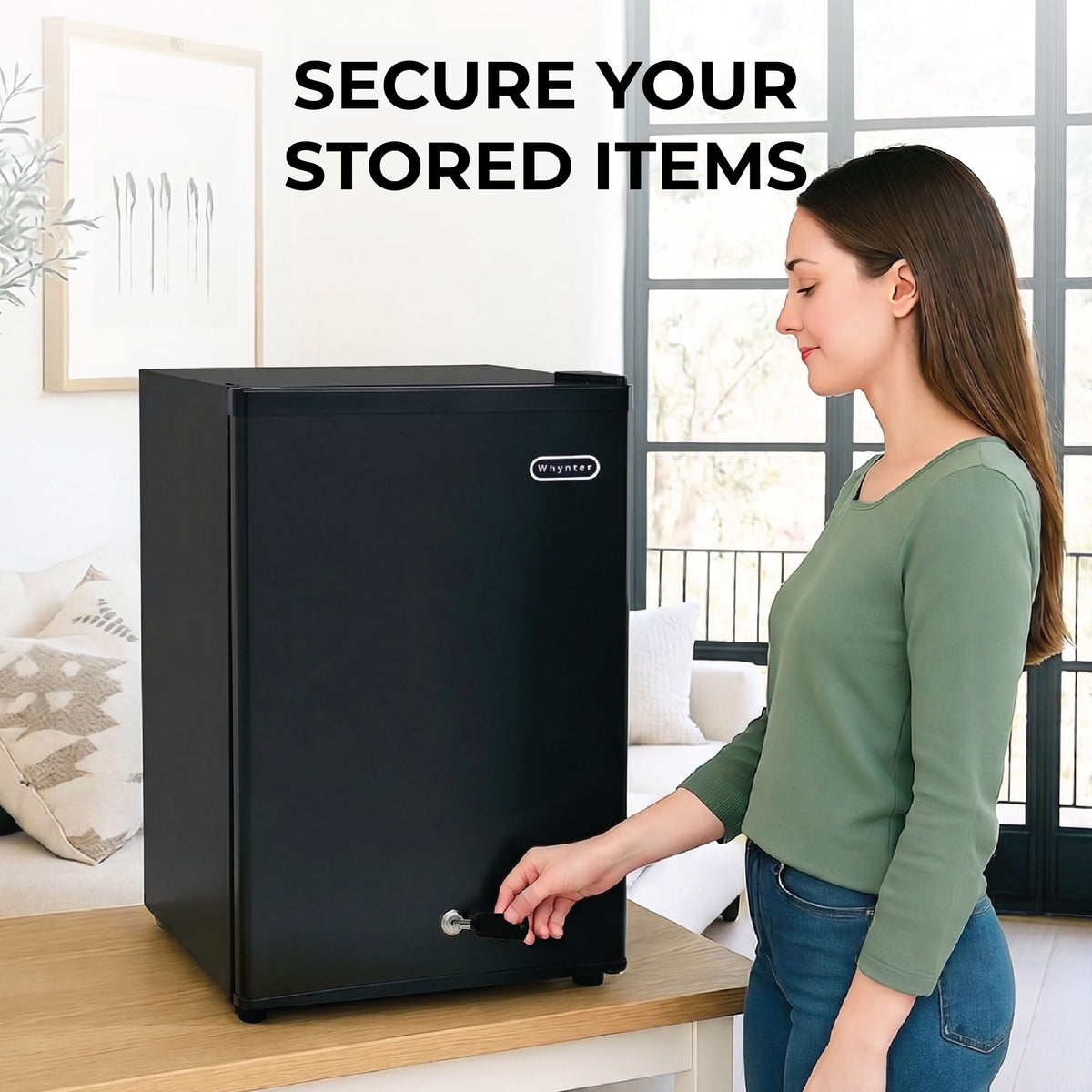 Whynter Upright Mini Freezer, 1.1 Cu Ft, Silver, CUF-112SS Jansha Store
