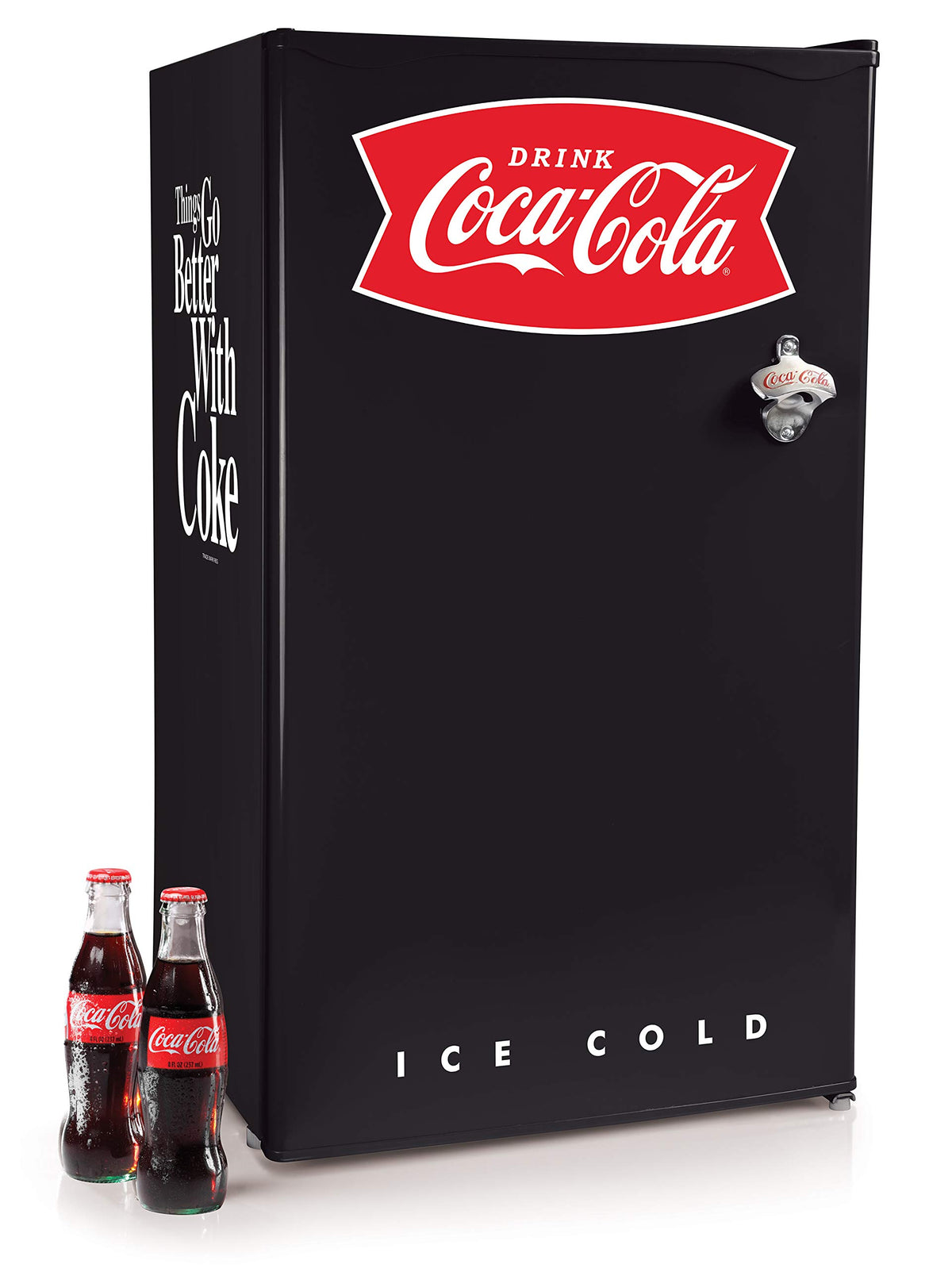 Igloo 3.2 Cu.Ft. Mini Fridge with Freezer - Single Door Compact Refrigerator with Glass Shelves for Homes, Dorms & Offices- Keep Snacks, Drinks & Frozen Foods Cool with Temperature Control Mini Fridge Jansha Store