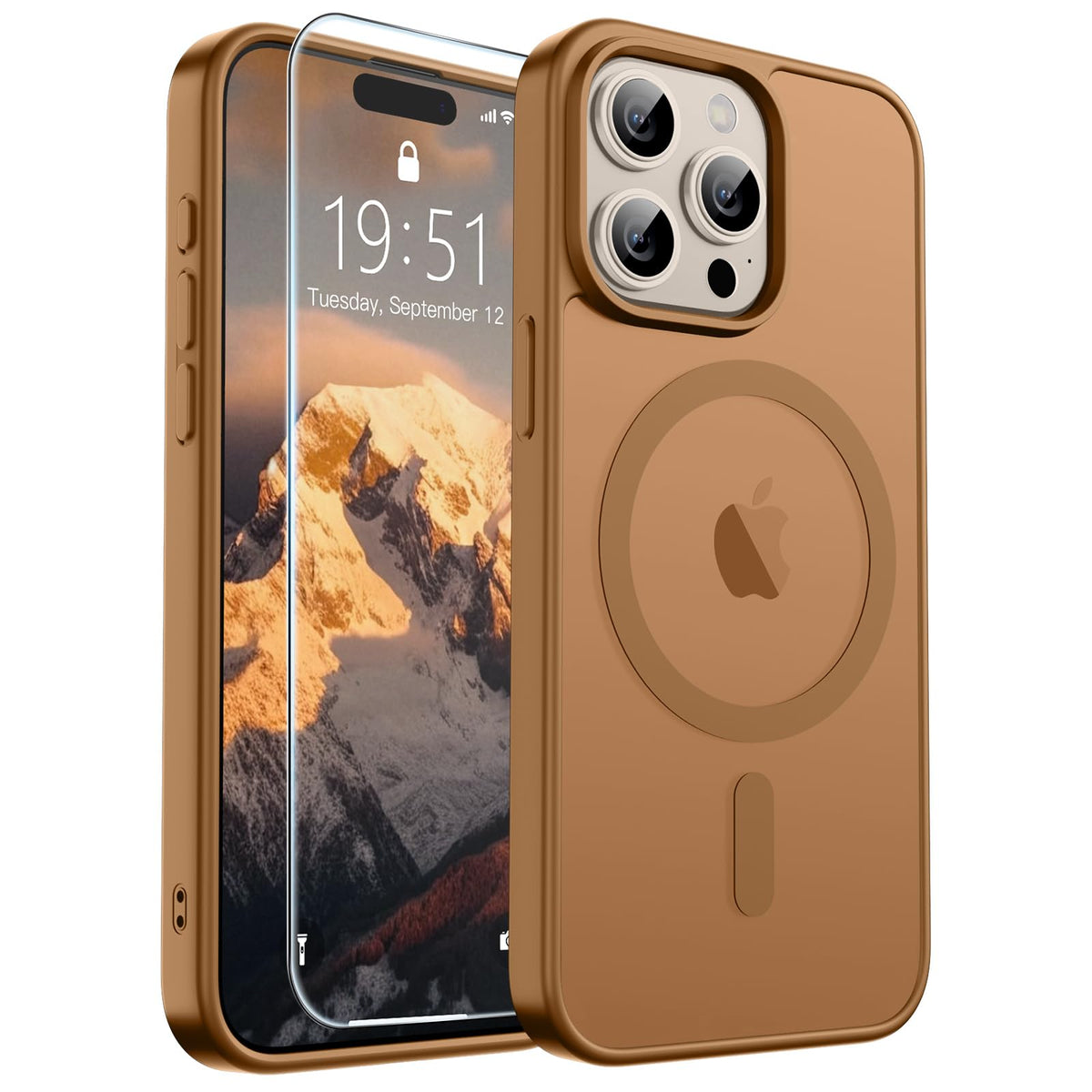 SUPFINE Magnetic for iPhone 12 Mini Case/iPhone 13 Mini Case Black Jansha Store