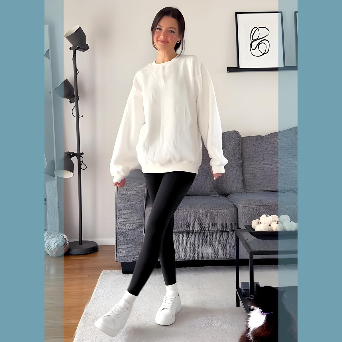 SINOPHANT High Waisted Leggings Women with Pockets Jansha Store