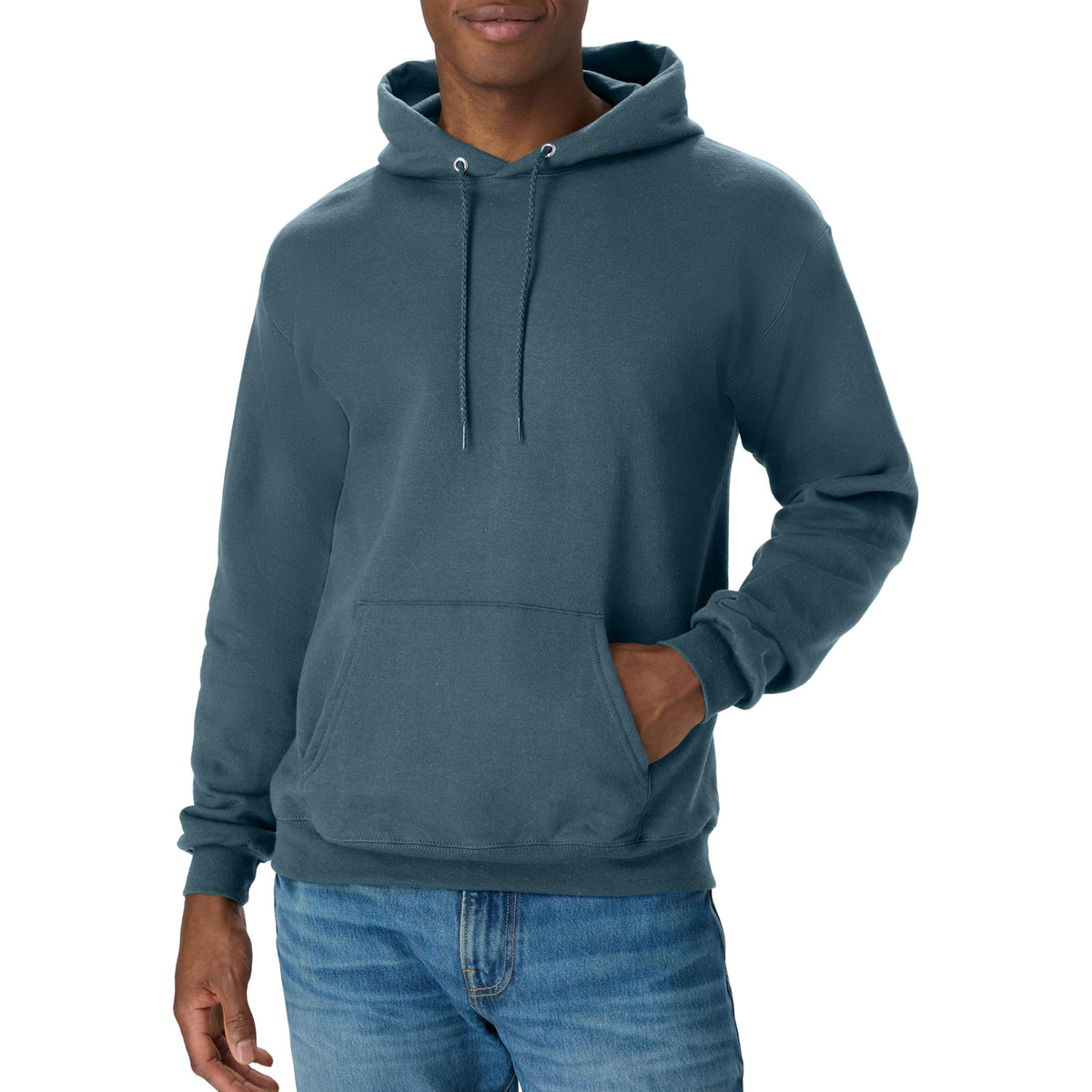 Hanes Men's Hoodie - EcoSmart Fleece Hooded Sweatshirt for Men & Women - Midweight Fleece - Big & Tall Available Jansha Store