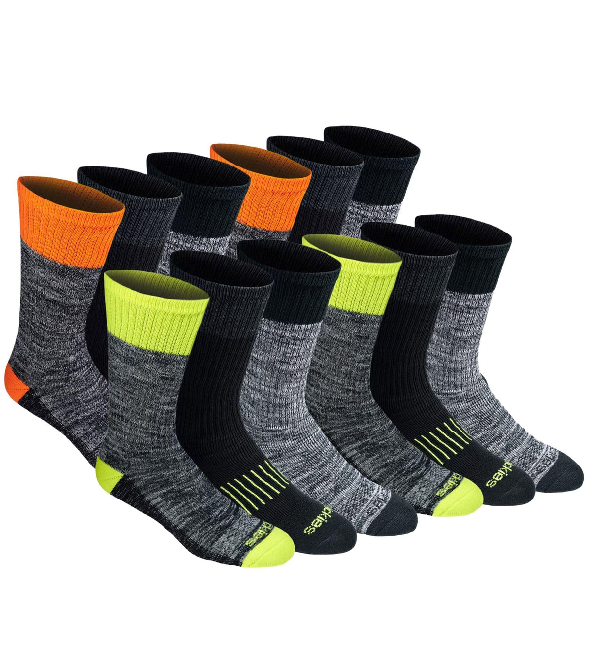 Dickies Men's Dri-tech Original Moisture Control Crew Socks, Available in M-xxl (6, 12, 18 Pairs) Jansha Store