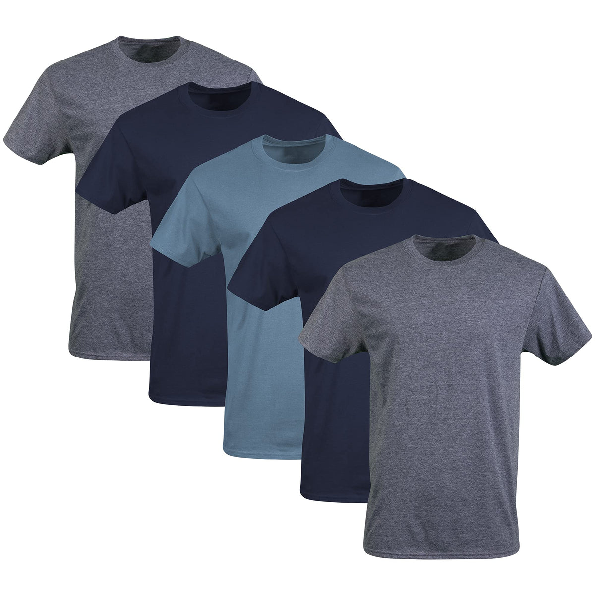 Gildan Men's Crew T-Shirts, Multipack, Style G1100 Jansha Store