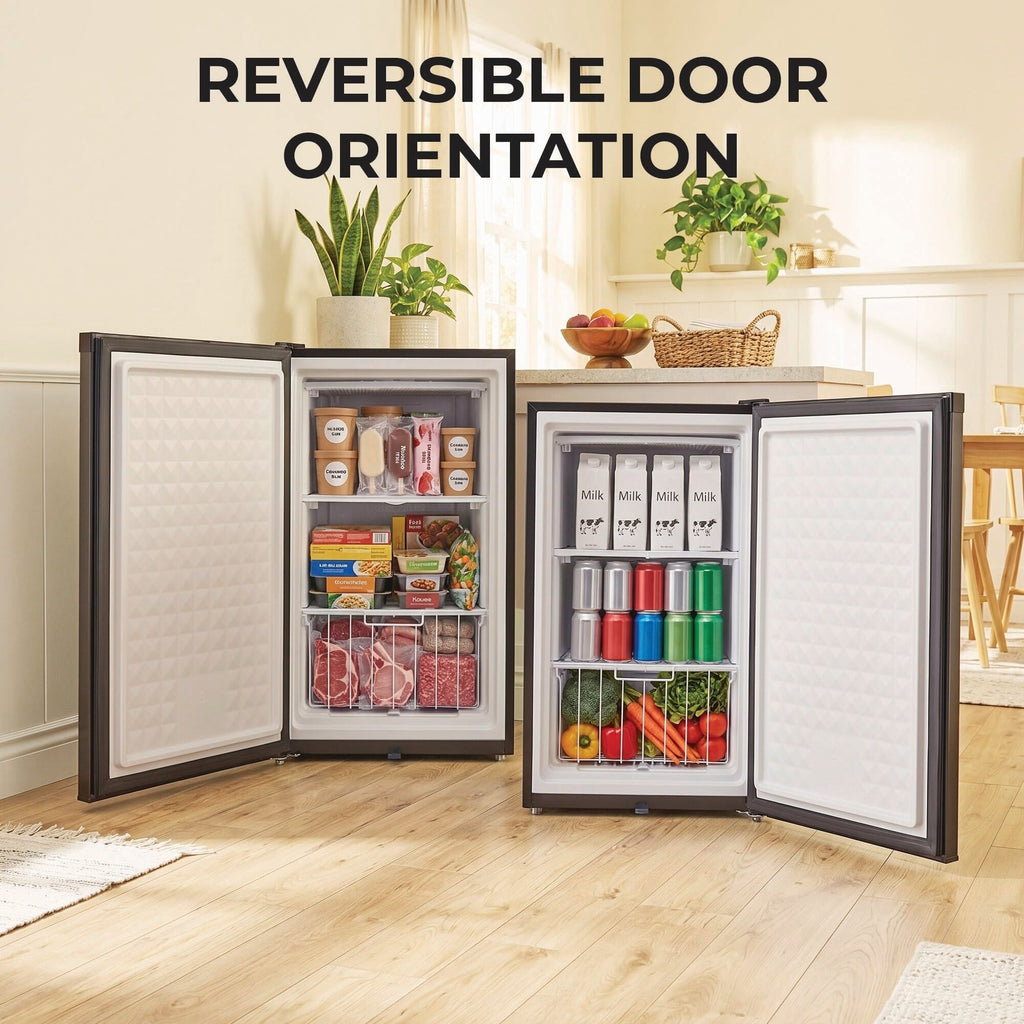 Whynter Upright Mini Freezer, 1.1 Cu Ft, Silver, CUF-112SS Jansha Store