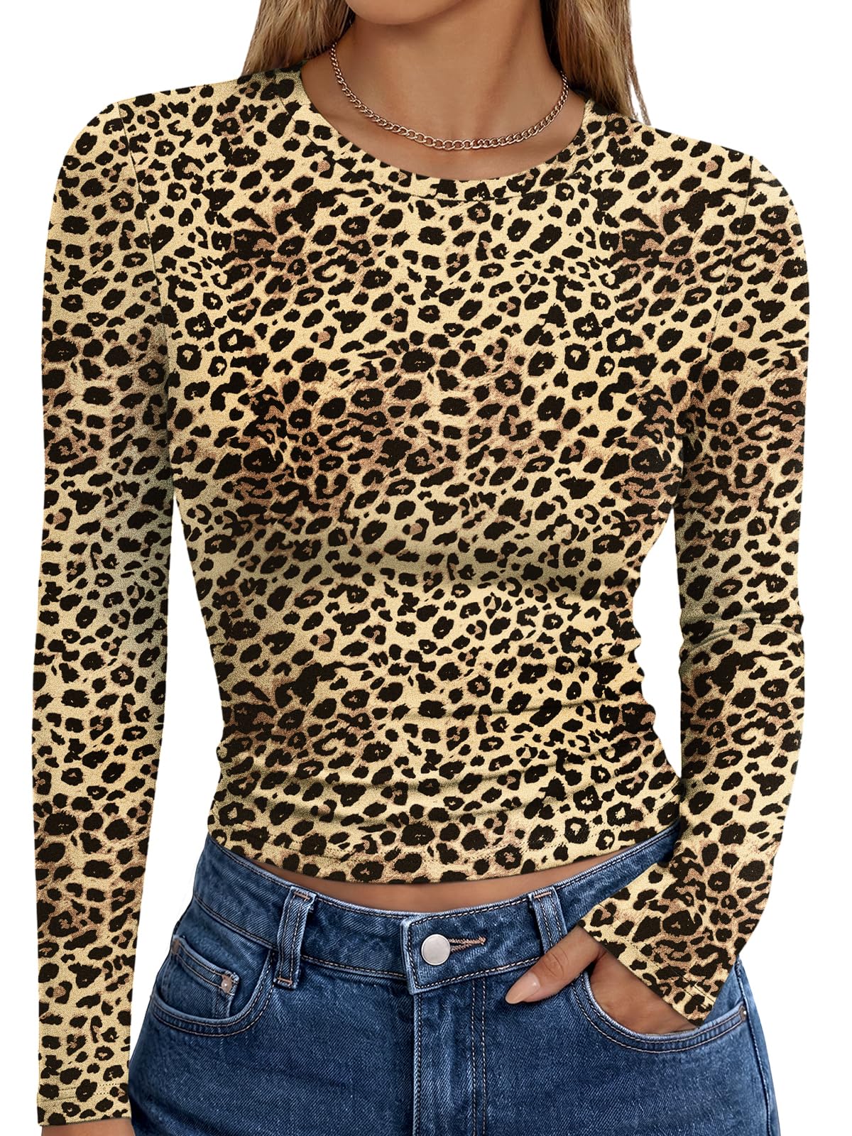 Trendy Queen Womens Long Sleeve T Shirts Fall Fashion Basic Y2K Tops 2026 Jansha Store