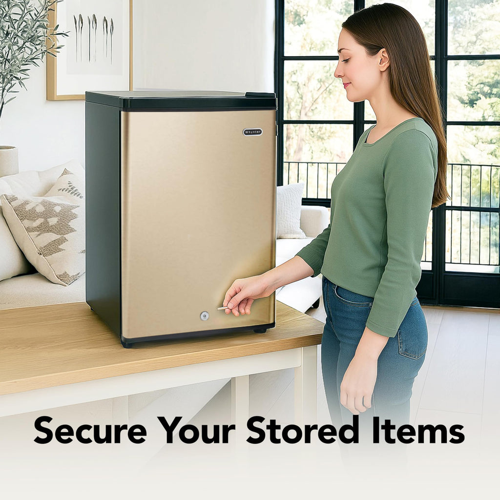 Whynter Upright Mini Freezer, 1.1 Cu Ft, Silver, CUF-112SS Jansha Store