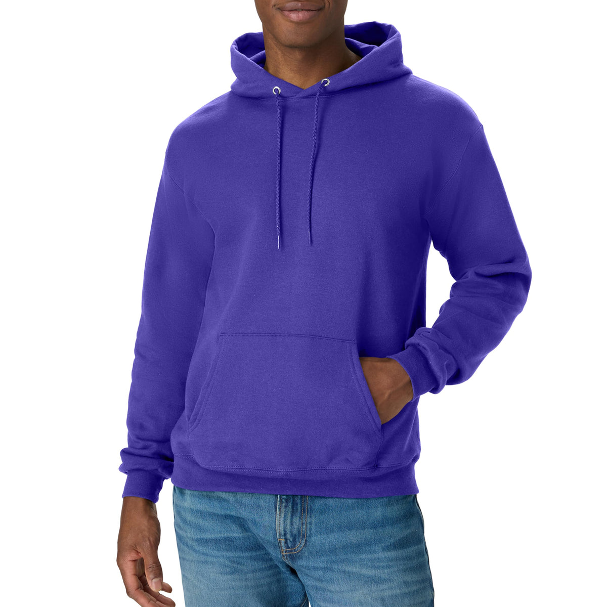 Hanes Men's Hoodie - EcoSmart Fleece Hooded Sweatshirt for Men & Women - Midweight Fleece - Big & Tall Available Jansha Store
