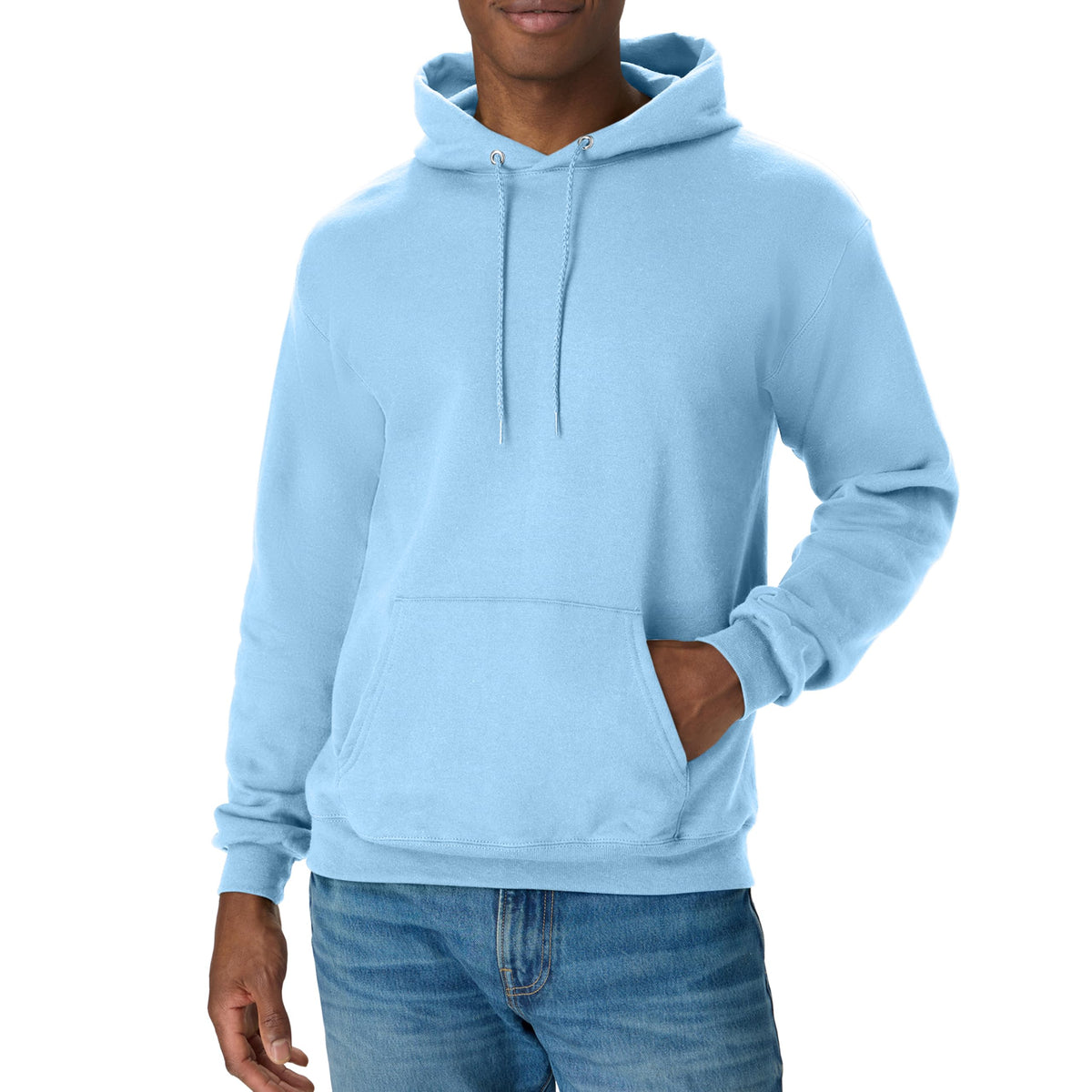 Hanes Men's Hoodie - EcoSmart Fleece Hooded Sweatshirt for Men & Women - Midweight Fleece - Big & Tall Available Jansha Store