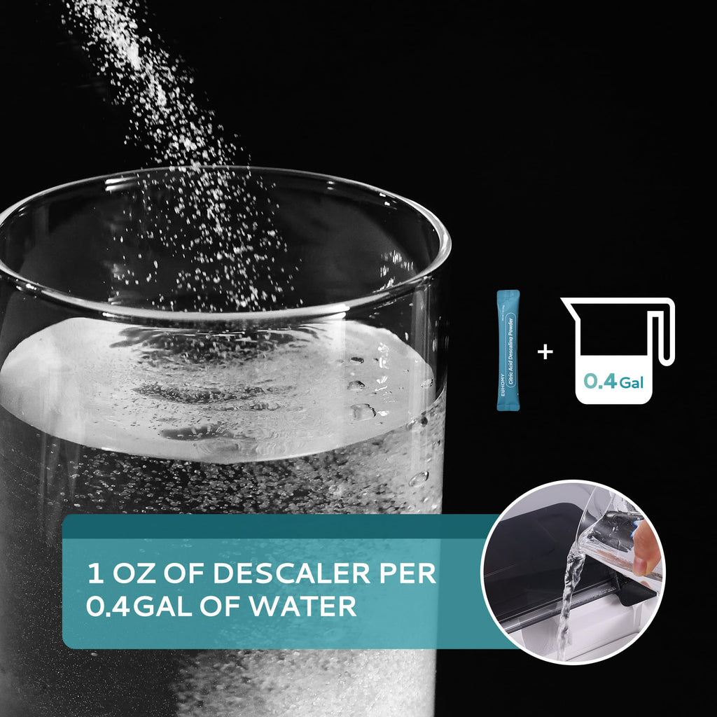 EUHOMY Ice Maker Cleaner & Descaler, 12 Uses & Individually Packed Jansha Store