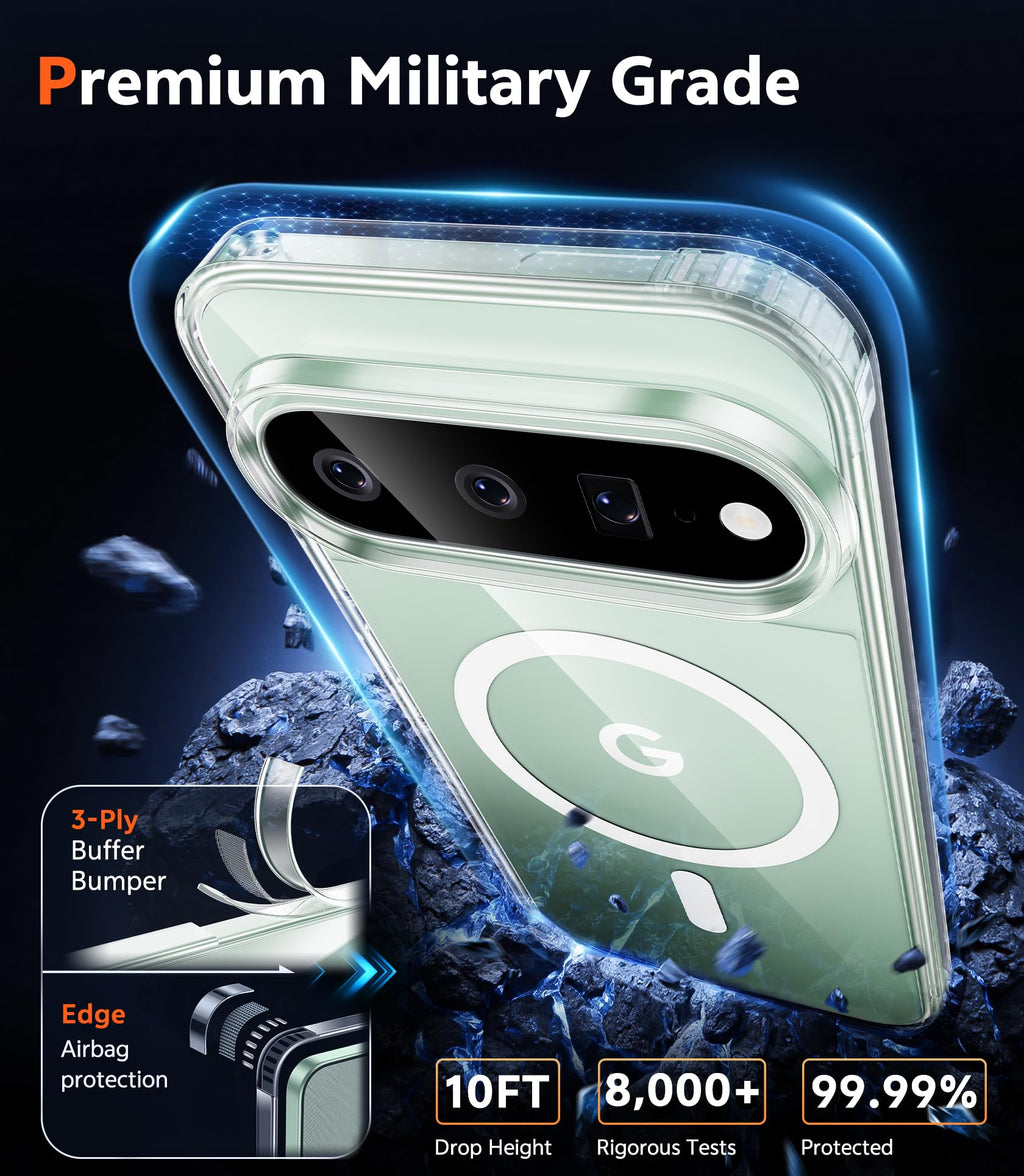 FNTCASE for iPhone 18 Pro Max/17 Pro Max Case Fit for Magsafe Jansha Store