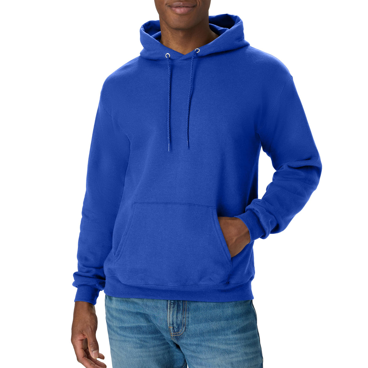 Hanes Men's Hoodie - EcoSmart Fleece Hooded Sweatshirt for Men & Women - Midweight Fleece - Big & Tall Available Jansha Store