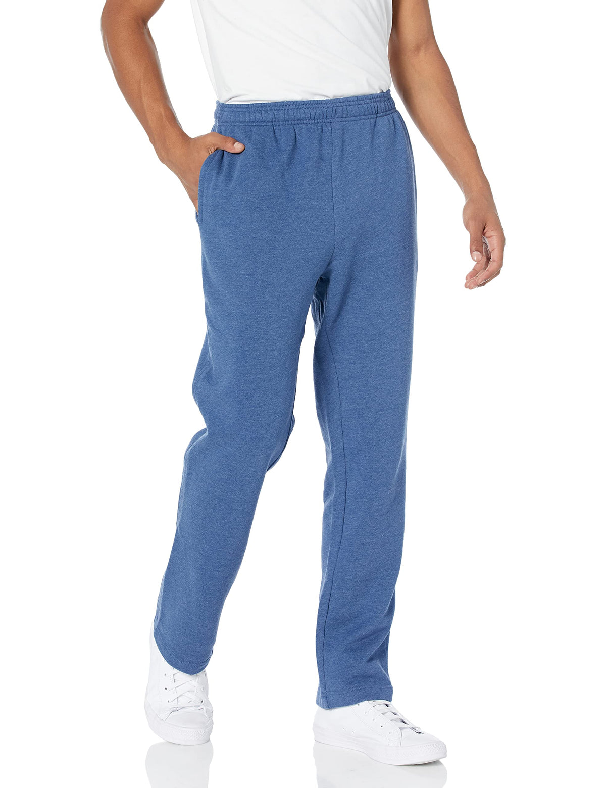 Amazon Essentials Men's Fleece Open Bottom Sweatpant (Available in Big & Tall) Jansha Store