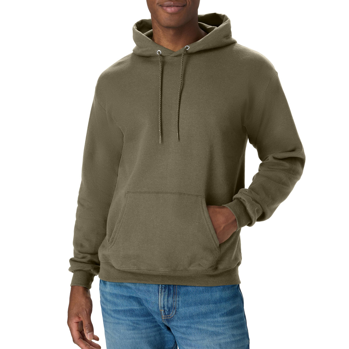 Hanes Men's Hoodie - EcoSmart Fleece Hooded Sweatshirt for Men & Women - Midweight Fleece - Big & Tall Available Jansha Store