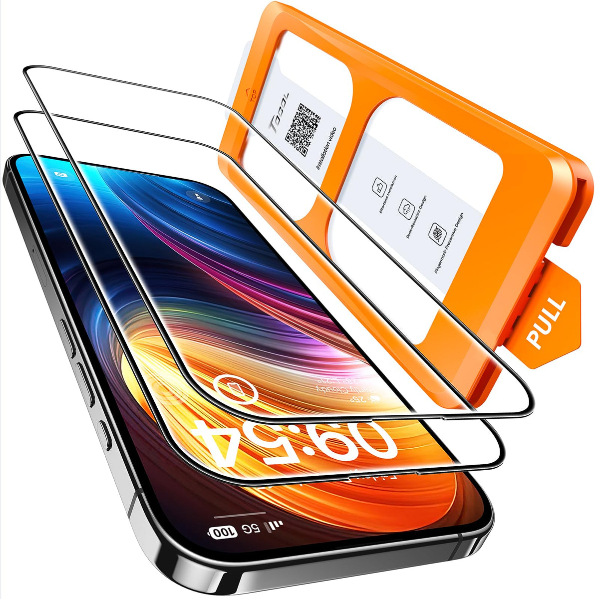 TOCOL for iPhone 17 Pro Max Screen Protector, Easy Installation Jansha Store