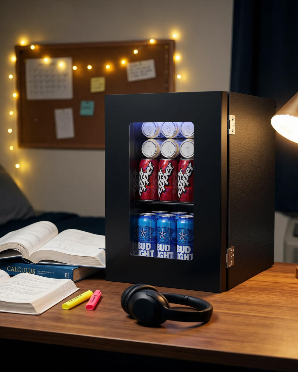 3.2 Cuft Beverage Fridge, 130 Can Mini Fridge With Glass Door, Black Jansha Store
