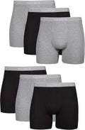 Hanes mens Underwear Boxer Briefs Pack, Cool & Breathable Cotton Moisture-wicking Underwear for Men, No Ride Up Jansha Store
