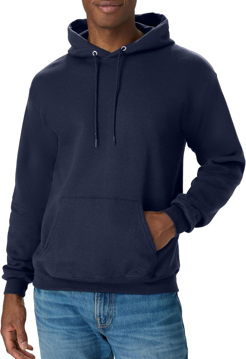 Hanes Men's Hoodie - EcoSmart Fleece Hooded Sweatshirt for Men & Women - Midweight Fleece - Big & Tall Available Jansha Store