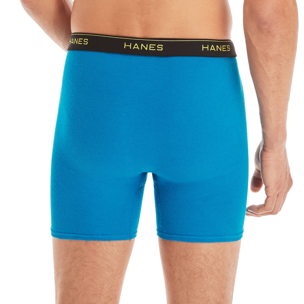 Hanes mens Underwear Boxer Briefs Pack, Cool & Breathable Cotton Moisture-wicking Underwear for Men, No Ride Up Jansha Store