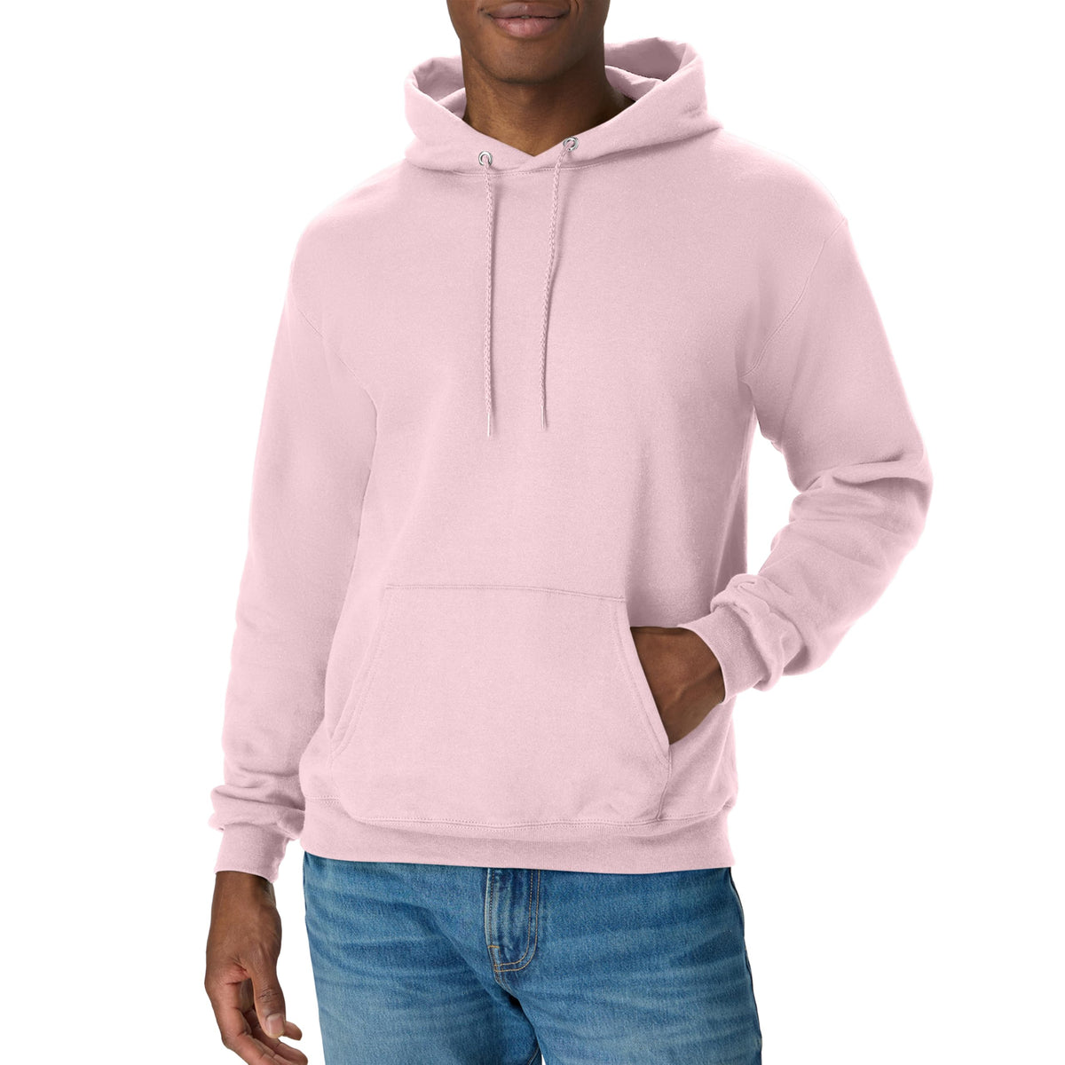 Hanes Men's Hoodie - EcoSmart Fleece Hooded Sweatshirt for Men & Women - Midweight Fleece - Big & Tall Available Jansha Store