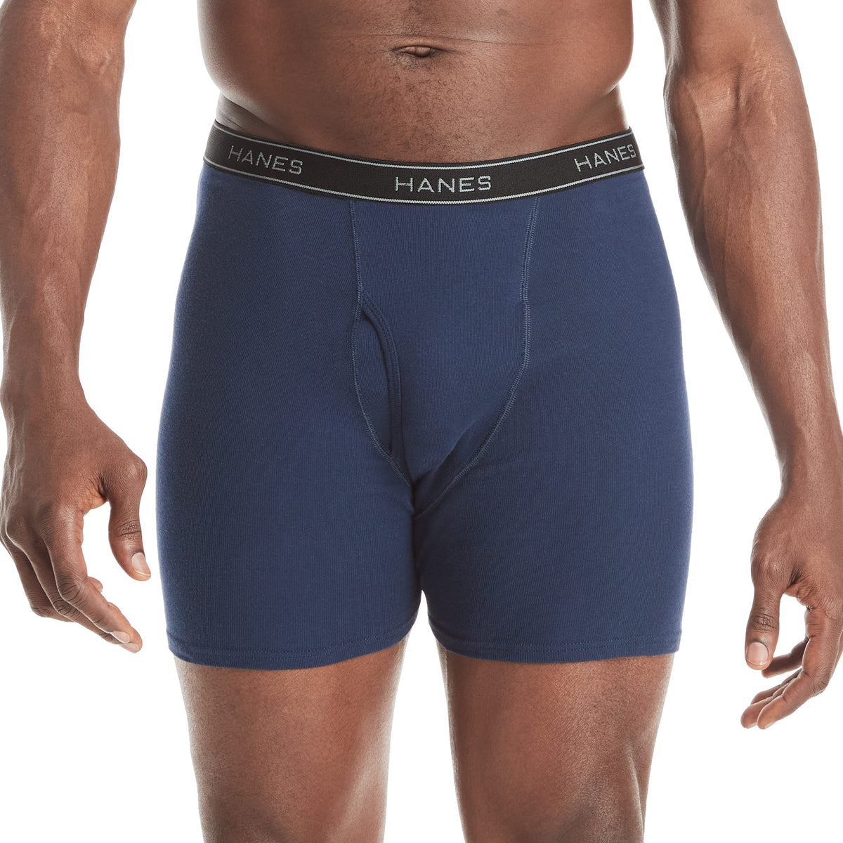 Hanes mens Underwear Boxer Briefs Pack, Cool & Breathable Cotton Moisture-wicking Underwear for Men, No Ride Up Jansha Store