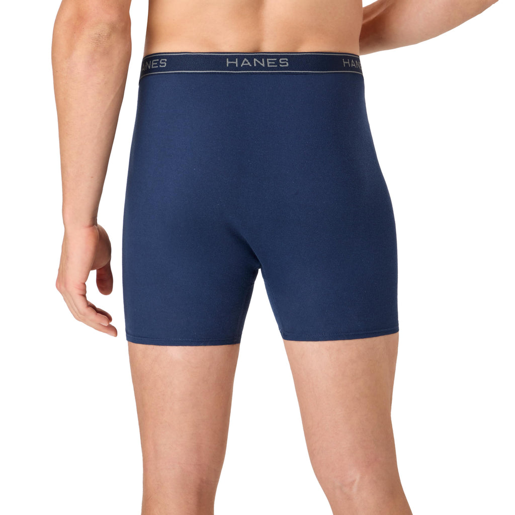 Hanes mens Underwear Boxer Briefs Pack, Cool & Breathable Cotton Moisture-wicking Underwear for Men, No Ride Up Jansha Store