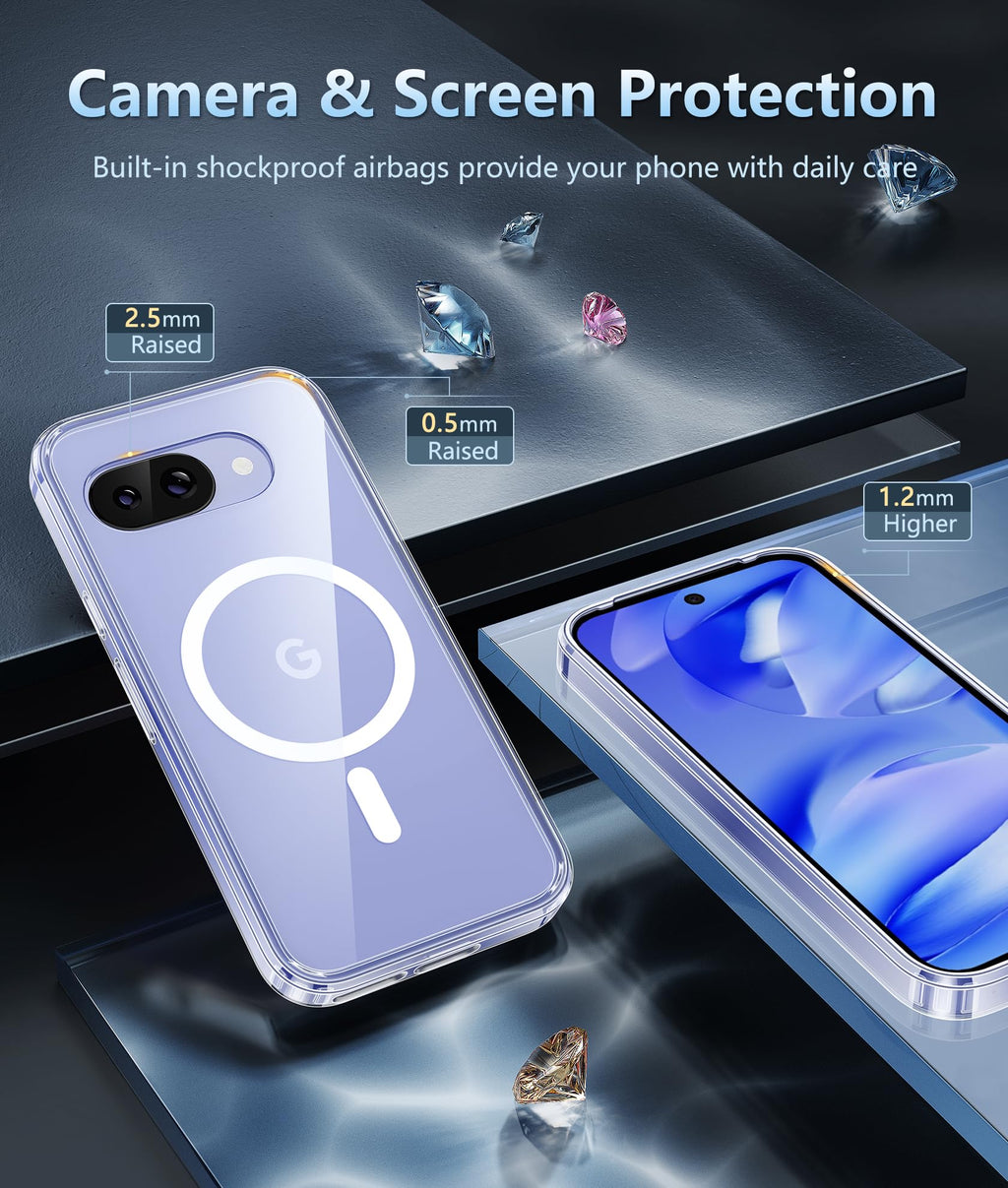FNTCASE for iPhone 18 Pro Max/17 Pro Max Case Fit for Magsafe Jansha Store
