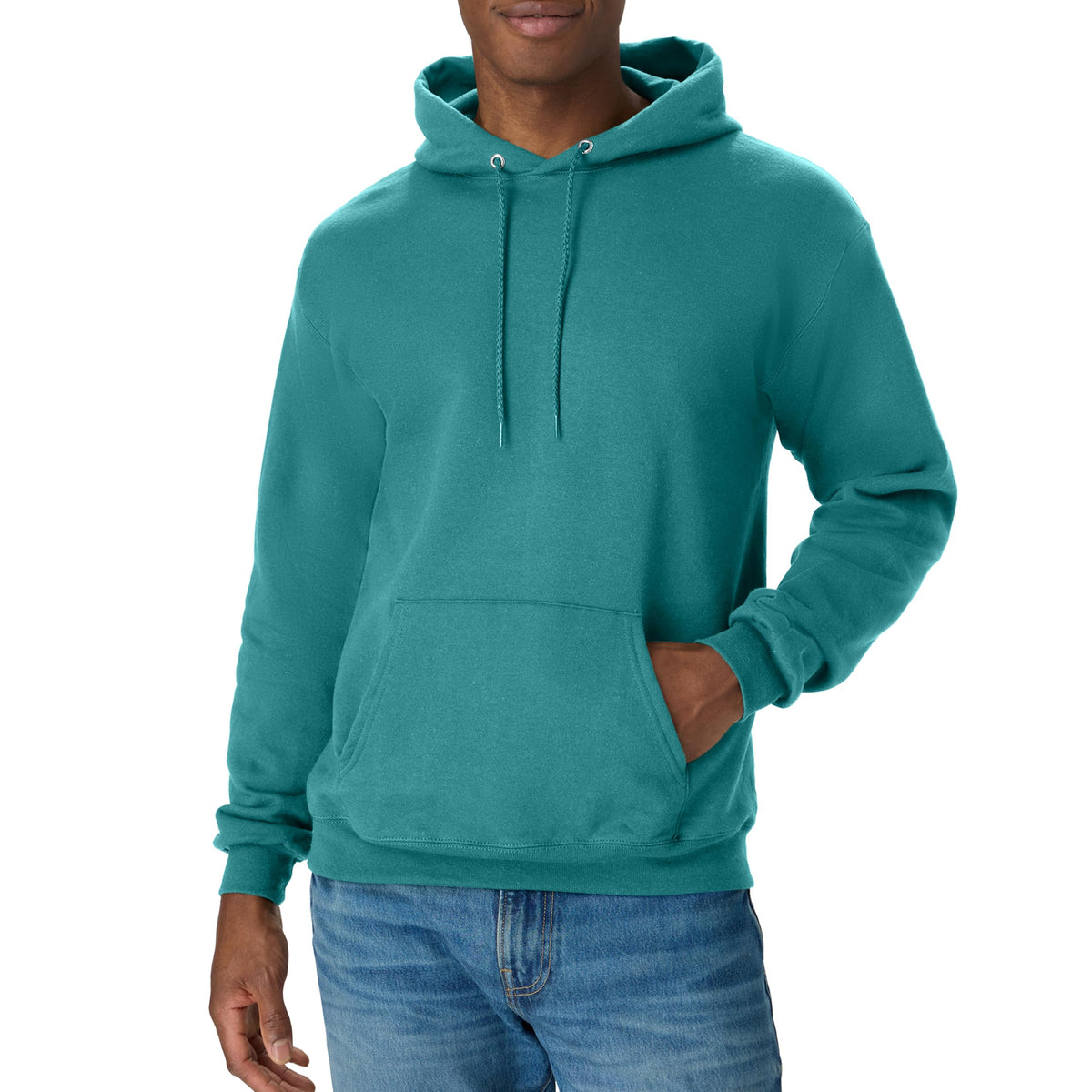Hanes Men's Hoodie - EcoSmart Fleece Hooded Sweatshirt for Men & Women - Midweight Fleece - Big & Tall Available Jansha Store