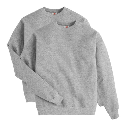 Hanes Men's Sweatshirt, EcoSmart Fleece Crewneck Sweatshirt, Big & Tall Available, 1 or 2-Pack Jansha Store