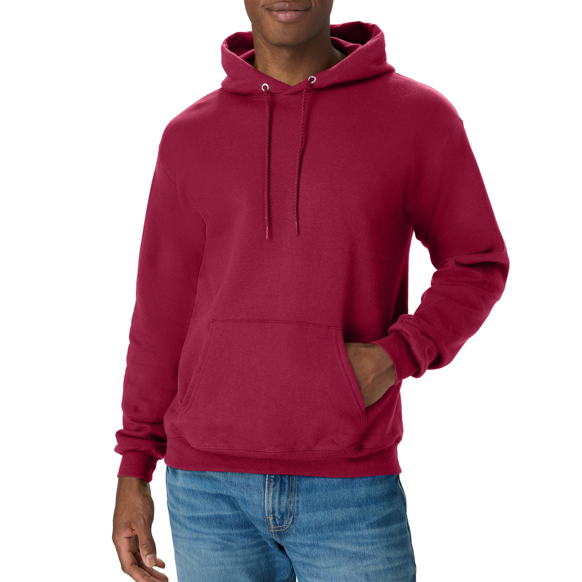 Hanes Men's Hoodie - EcoSmart Fleece Hooded Sweatshirt for Men & Women - Midweight Fleece - Big & Tall Available Jansha Store