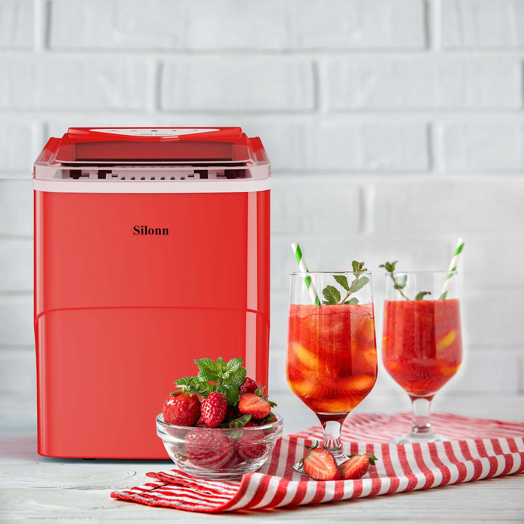 Silonn Nugget Ice Maker, Smart Countertop Ice Machine with APP & Voice Control, Self-Cleaning, 44lbs/24H Soft Chewable Sonic Ice, 3L Tank, for Home Kitchen & Party Jansha Store