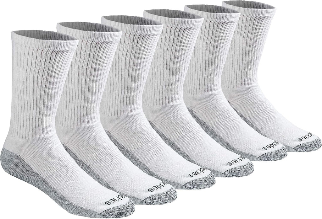Dickies Men's Dri-tech Original Moisture Control Crew Socks, Available in M-xxl (6, 12, 18 Pairs) Jansha Store